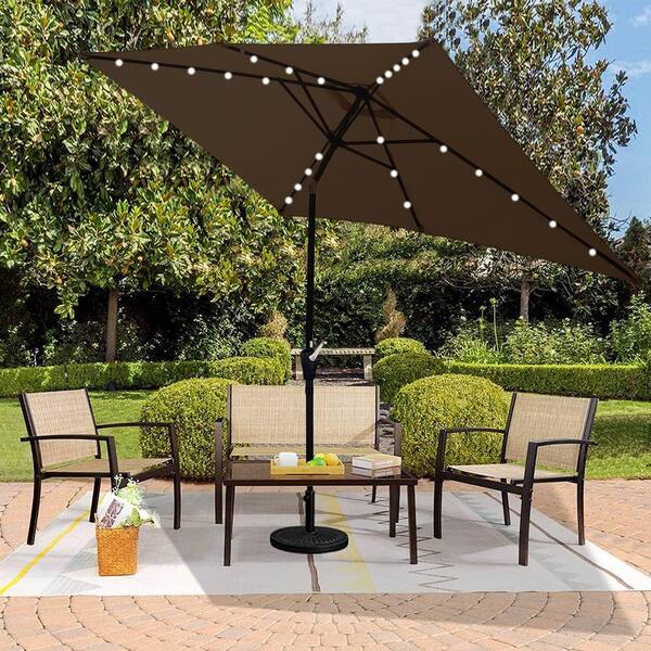 lighted patio umbrella home depot