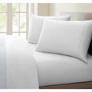 Luxurious Collection White 1000-Thread Count 100% Cotton King Sheet Set