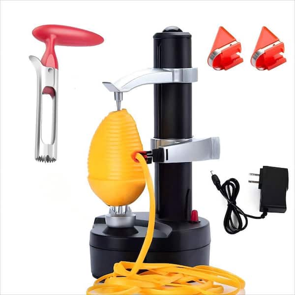 Electric Potato Peeler Automatic Potato Peeler Machine with Apple Corer, Electric Peeler for Kitchen