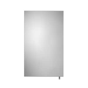 Dawley 16 in. W x 26 in. H Rectangular White Steel Surface Mount Bathroom Medicine Cabinet with Mirror