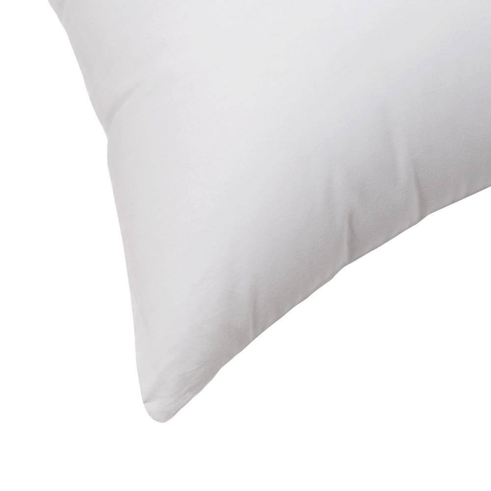 White Hypoallergenic Polyester Euro Pillow Insert
