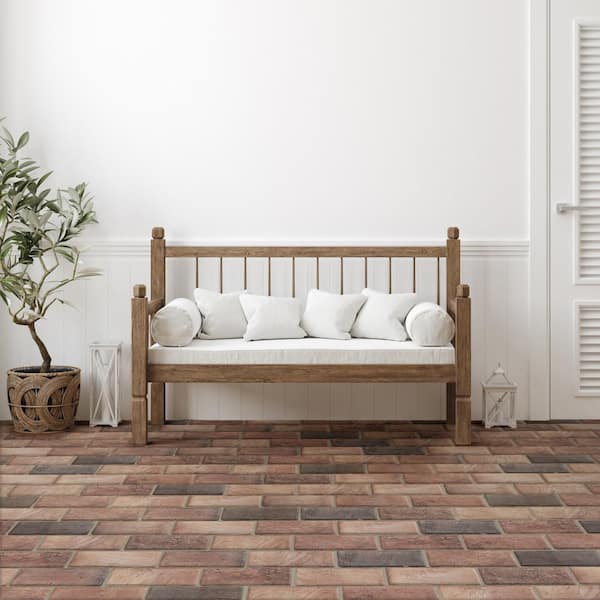 Tech Land Fire 4-1/4 in. x 8-3/4 in. Porcelain Floor and Wall Tile (5.4 sq. ft./Case)