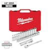 Milwaukee 3/8 in. Drive Metric Ratchet and Socket Mechanics Tool Set (32-Piece) 48-22-9508