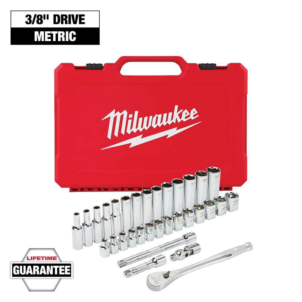 3/8 in. Drive Metric Ratchet and Socket Mechanics Tool Set (32-Piece) price history on PriceWatchPro