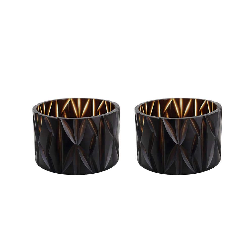 Brown Glass Votive Candle Holder (Set of 2) price history on PriceWatchPro