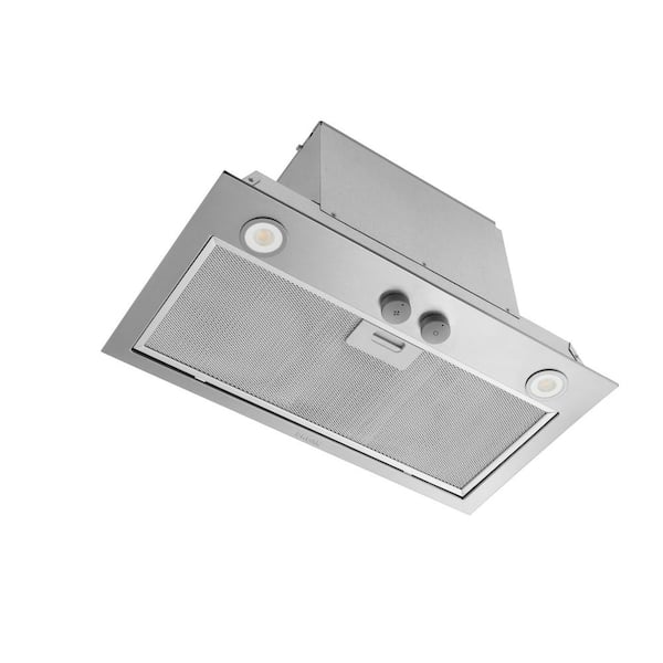 Broan-NuTone PM Series 21 in. 450 Max Blower CFM Powerpack Insert for Custom Range Hood with LED Light in Stainless Steel