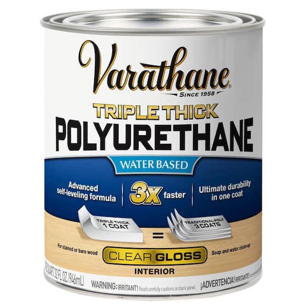 Varathane 1 qt. Gloss Triple Thick Polyurethane (2-Pack)
