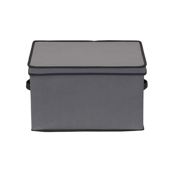 Household Essentials Gray Stemware Storage Box