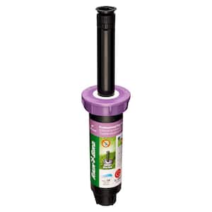 1800 Series 4 in. Pop-Up Non-potable PRS Sprinkler with Purple Cap, Half Circle Pattern, Adjustable 8-15 ft.