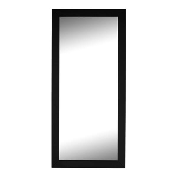 Hitchcock Butterfield Monaco 24.75 in. x 68.75 in. Modern Rectangle Framed Black Full-Length Decorative Mirror