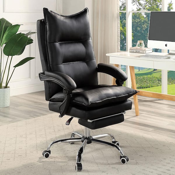 Executive Office Chair with Angle Recline Locking System and