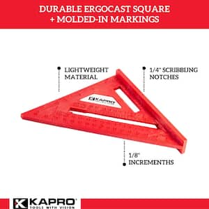 7 in. Ergocast Rafter Square