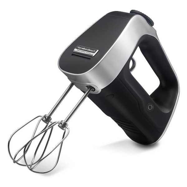 HAMILTON BEACH PROFESSIONAL Professional 50-Speed Control Black and Silver Hand Mixer