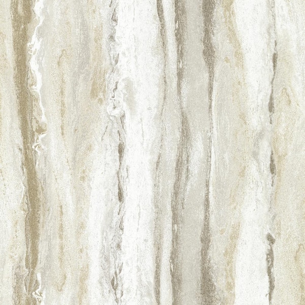 A-Street Prints Delesse Gold Marbled Non Woven Paper Non-Pasted Metallic Wallpaper