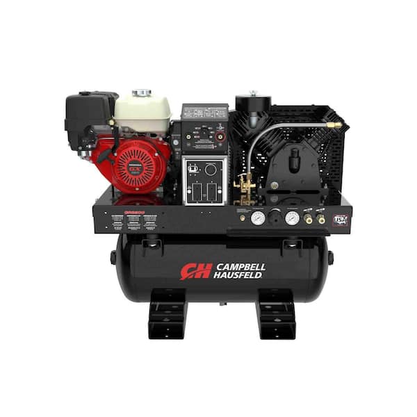 30 Gal. 175 PSI Portable Compressor, 5000W Generator, 200A Welder (3-in-1 Air Compressor/Generator/Welder Combo Unit)