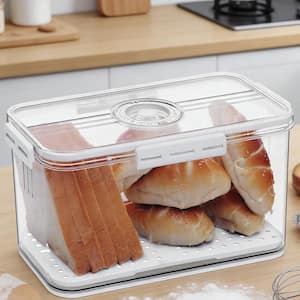 THE CLEAN STORE Farmhouse Bread Box 417 - The Home Depot