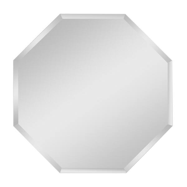 Kate and Laurel Reign Octagon Silver Accent Mirror