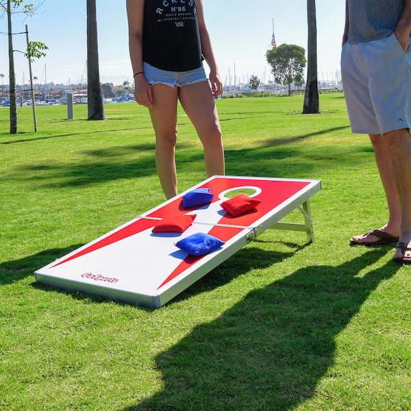 GoSports CH02 LED Light Up Cornhole and Bean Bag Toss Game Set for sale online 