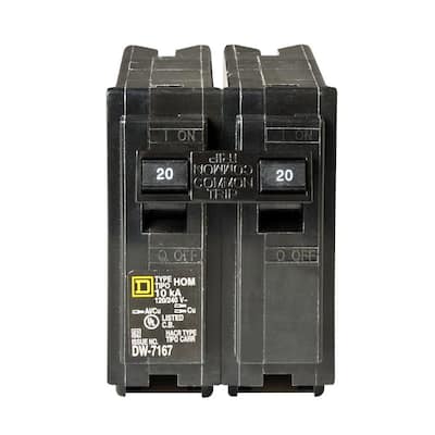 Square D QO 22.5 kA 2-Pole Surgebreaker Surge Protective Device ...