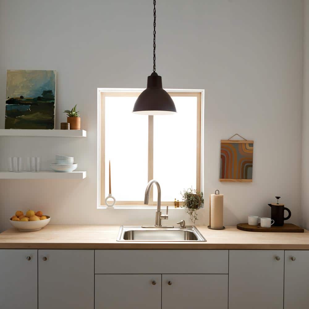 Vintage Bronze 13.5" Dome Pendant Light with Hammered Finish
