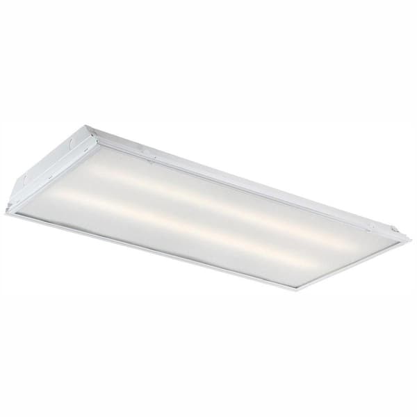 EnviroLite 2 ft. x 4 ft. 192-Watt Equivalent Integrated LED White Troffer, 4000K