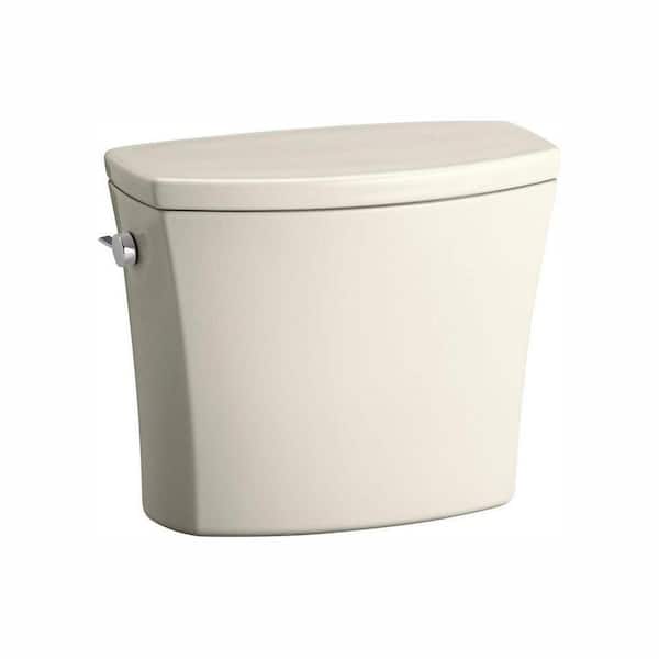 KOHLER Kelston 1.28 GPF Single Flush Toilet Tank Only with AquaPiston Flushing Technology in Biscuit