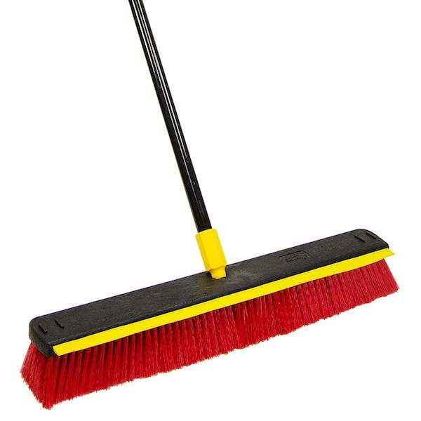 Quickie 2-in-1 24 in. Super Bulldozer Squeegee Pushbroom-DISCONTINUED