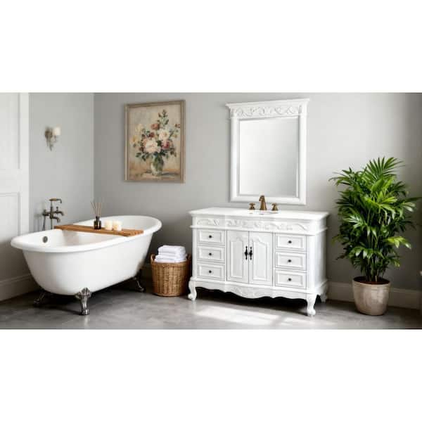 Beckham 42 in. W x 22 in D. x 36 in. H Bath Vanity in Antique
