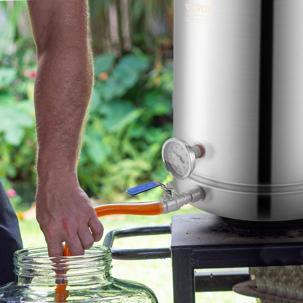 16 Gallon Stainless Steel Induction Ready Brewing Kettle