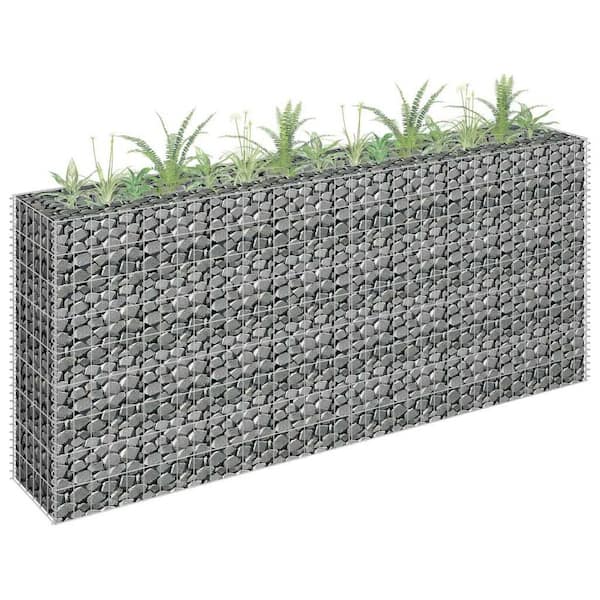 cenadinz 70.9 in. x 11.8 in. x 35.4 in. SteelGabion Raised Bed