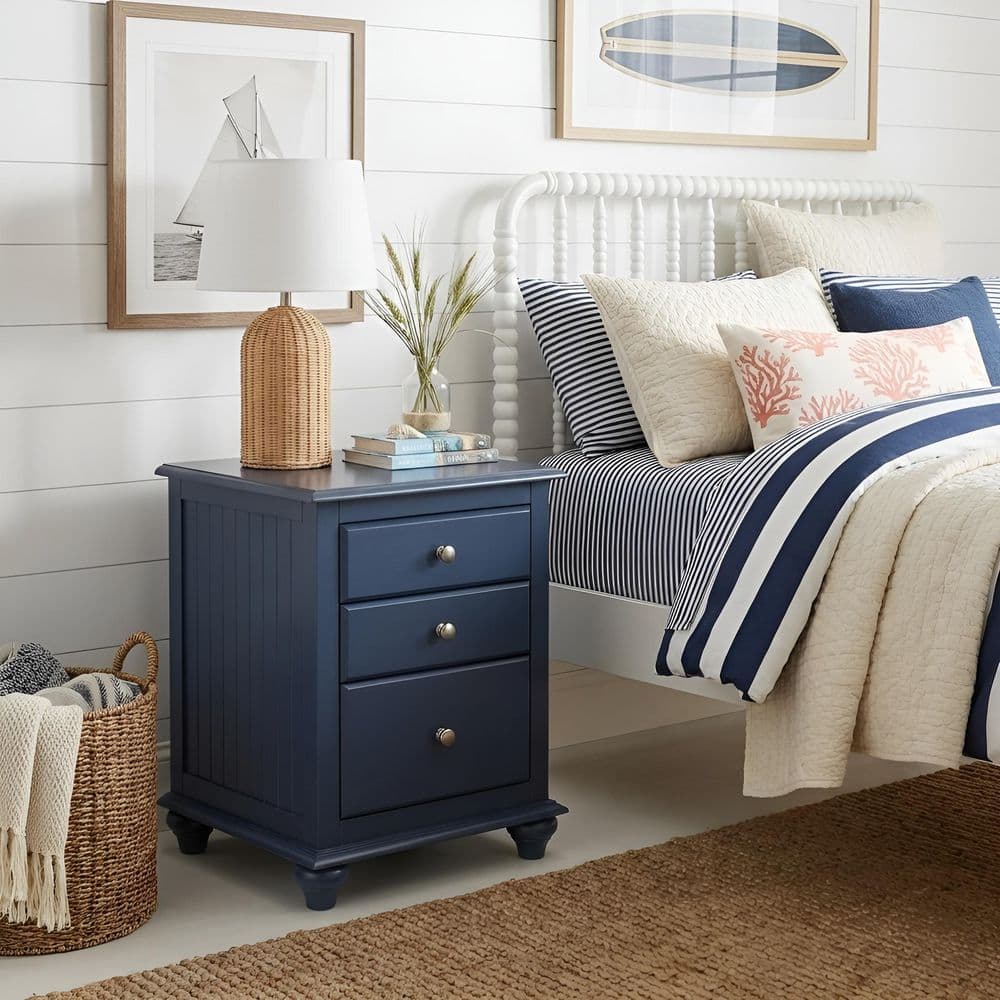International Concepts Cottage Denim Blue 3-Drawer 20.5 in W