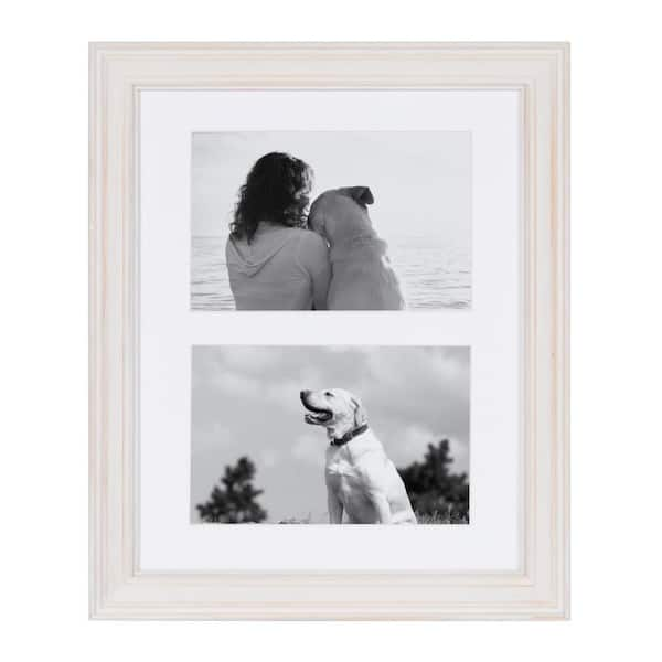 Kate and Laurel Bordeaux White Picture Frame (Set of 10) 213728