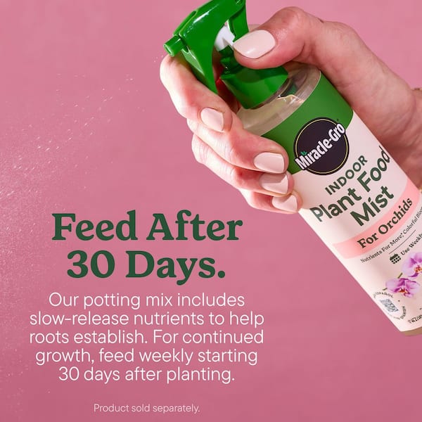 Miracle-Gro Indoor Potting Mix for Orchids 8 qt. Soil For Indoor Container  Plants, Coarse Blend for Epiphytic Orchids 74778430 - The Home Depot