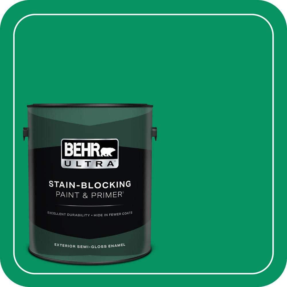 1 gal. #470B-6 Emerald Lake Semi-Gloss Enamel Exterior Paint & Primer price history on PriceWatchPro