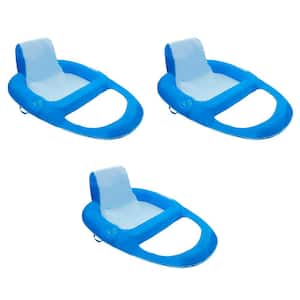 BlueXL Vinyl Spring Float Recliner Water Summer Relaxation Lounge Seat (3-Pack), Number of People: 1