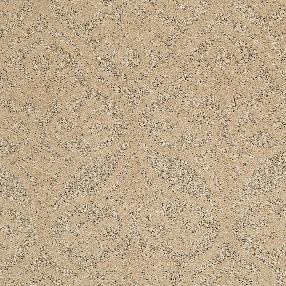 8 in. x 8 in. Pattern Carpet Sample - Perfectly Posh - Color Bamboo price history on PriceWatchPro
