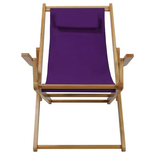 Wood and canvas online sling chair