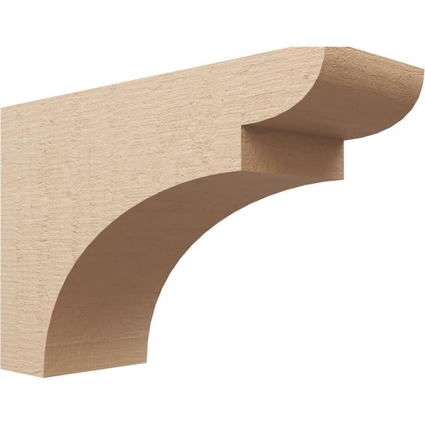 Ekena Millwork 10 in. x 20 in. x 30 in. Classic Yorktown Rough Cedar Woodgrain TimberThane Corbel, Primed Tan