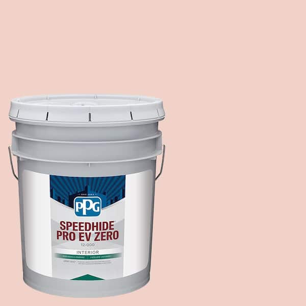 SPEEDHIDE Pro EV Zero 5 gal. PPG1064-3 Texas Rose Flat Interior Paint
