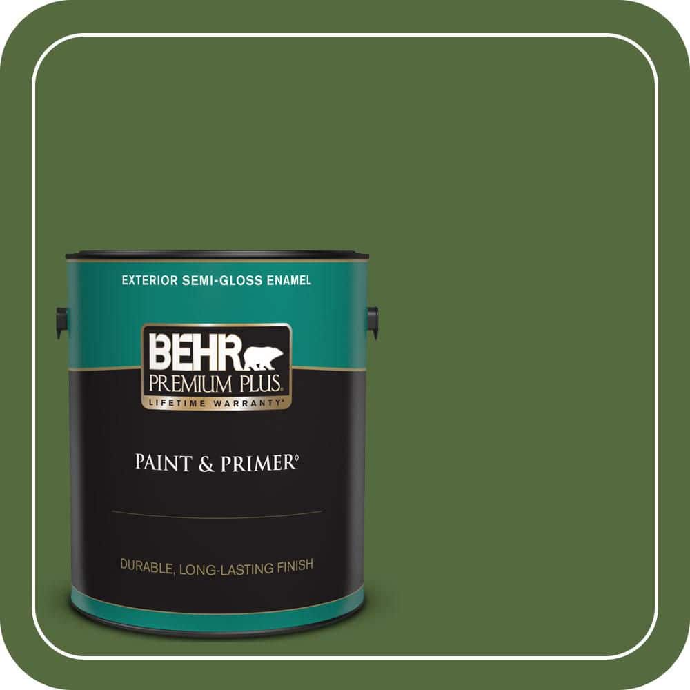 1 gal. #410D-7 Mountain Forest Semi-Gloss Enamel Exterior Paint & Primer price history on PriceWatchPro