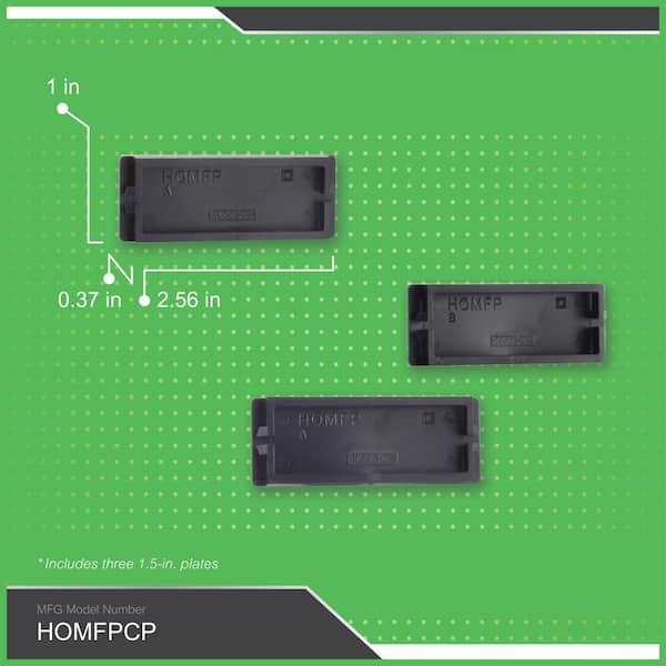 Square D by Schneider Electric HOMFPCP Homeline Filler Plates 3-pack for sale online 