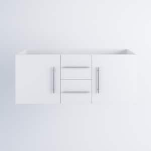 Napa 72 in. W x 22 in. D in. Double Sink Bathroom Vanity Wall Mounted In White - Cabinet Only