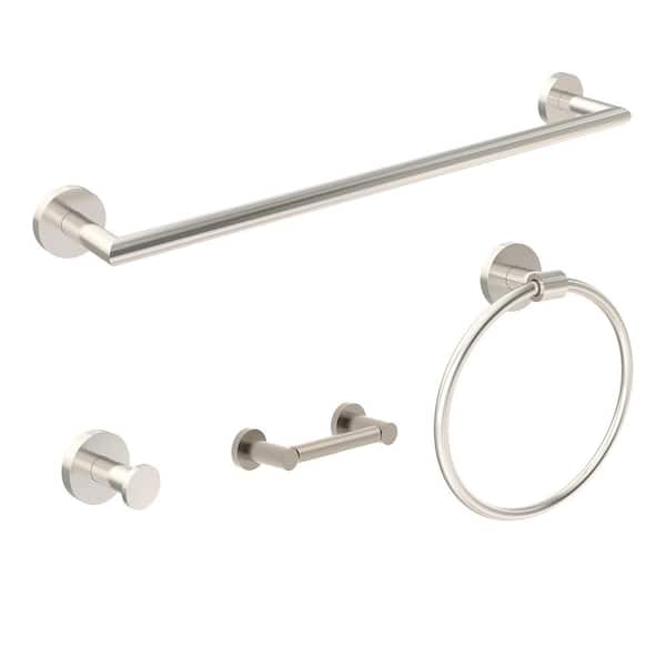 Henry 18 Double Sided Glass Mounted Towel Bars