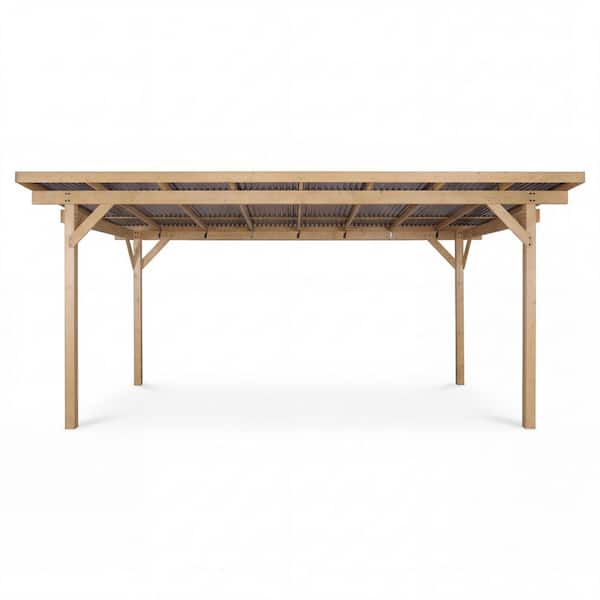 YOSAハーブ10個セット② VEIKOUS 20 ft. W x 10 ft. D Cedar Wood Outdoor Gazebo with Steel