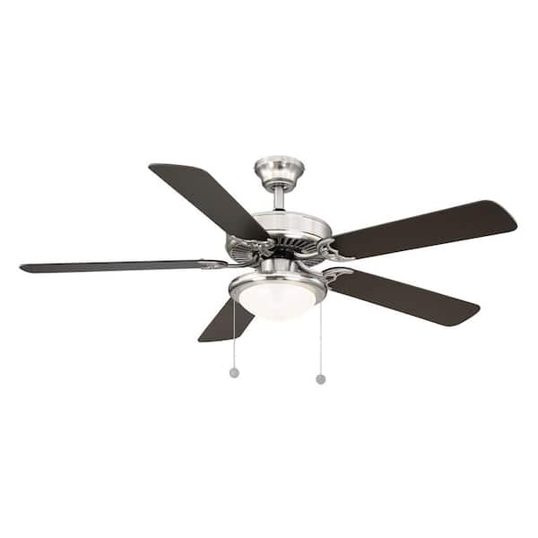 PRIVATE BRAND UNBRANDED Trice 52 in LED Brushed Nickel Ceiling Fan
