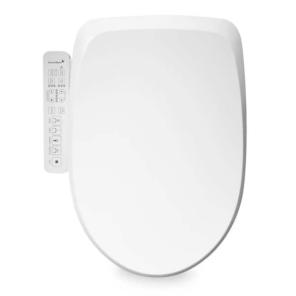 Verwoesten levenslang Heup SmartBidet Electric Bidet Seat for Elongated Toilets with Unlimited Warm  Water, Touch Control Panel, Turbo Wash in White SB-2600 - The Home Depot