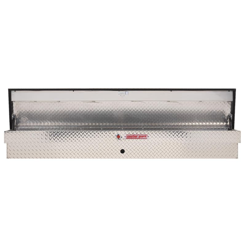 87.25 in. Diamond Plate Aluminum Long Lo-Side Truck Tool Box