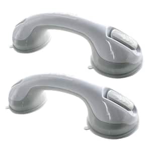 12 in. Repositionable Suction Grab Bar - 2 Piece Set