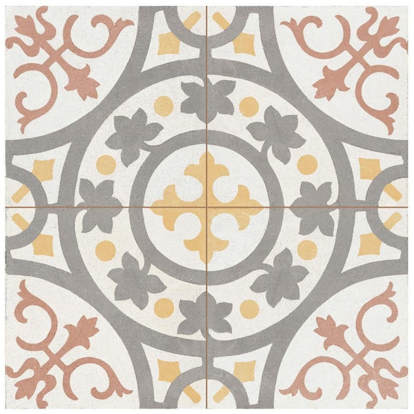 Merola Tile Kings Paname Trocadero 4-2/5 in. x 4-2/5 in. Ceramic Floor and Wall Take Home Tile Sample