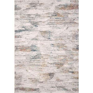 Adley 2 ft. 7 in. X 5 ft. 3 in. Multi Abstract Indoor Area Rug